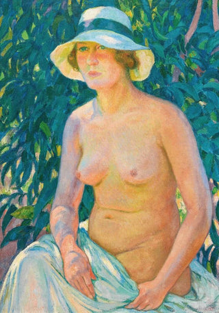 Theo van Rysselberghe - Nude with Panama.webp