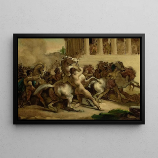 Thodore Gricault - The Race of the Riderless Horses.webp