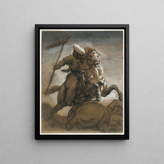 Thodore Gricault - Turkish Cavalier in Combat.webp