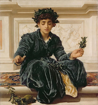 Tissant la couronne - Frederic Leighton