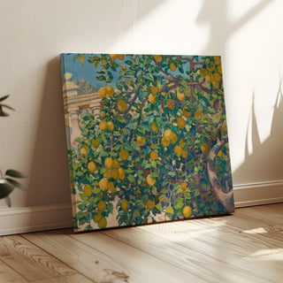 Kunsttryk | Citrontræer ved La Mortola - Theo van Rysselberghe