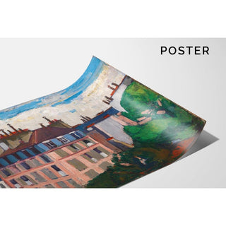 Toits, Paris - Henry Lyman Sayën | Reproduction Tableau Décoration murale affiche copie