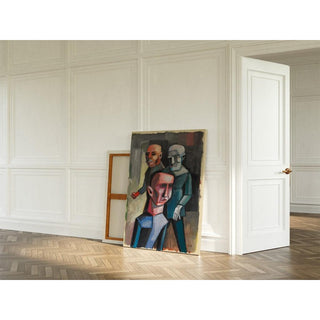 Trois hommes, sans date vers 1935 - Karl Wiener | Reproduction Tableau Décoration murale affiche copie