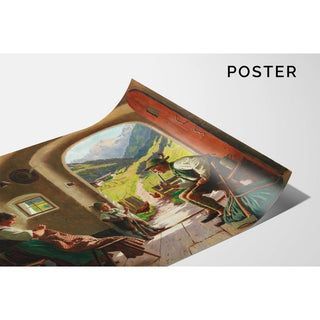 Un jour d’été au Tyrol - Emil Rau | Reproduction Tableau Décoration murale affiche copie