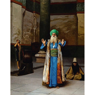 Un sultan à la prière - Jean-Léon Gérôme | Reproduction Tableau Décoration murale affiche copie