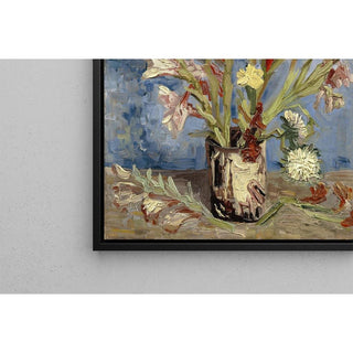 Vase avec glaïeuls et asters de Chine - Vincent van Gogh | Reproduction Tableau Décoration murale affiche copie