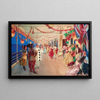 Victor Gabriel Gilbert - A Masked Ball on a Ship.webp