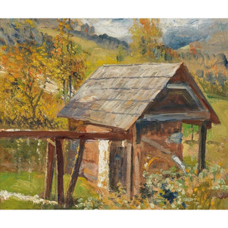 Vieux moulin à Gastein - Marie Egner | Reproduction Tableau Décoration murale affiche copie