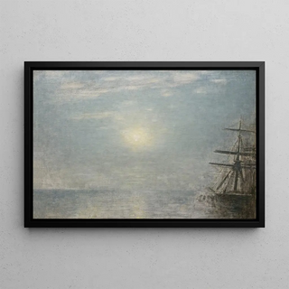 Vilhelm Hammershi - Sun Over The Sea.webp