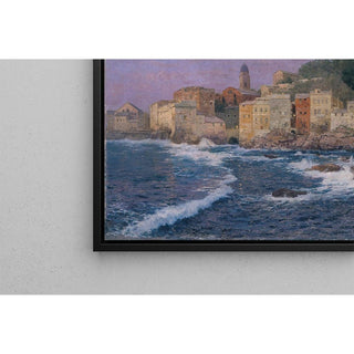 Ville sur la Riviera - Alfred Zoff | Reproduction Tableau Décoration murale affiche copie