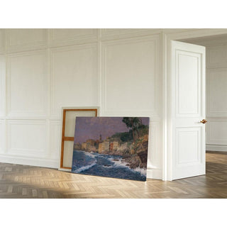 Ville sur la Riviera - Alfred Zoff | Reproduction Tableau Décoration murale affiche copie