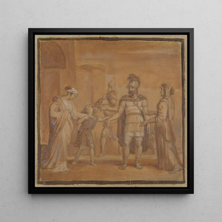 Virgilia et Volumnia plaident auprès de Coriolan - Robert Smirke