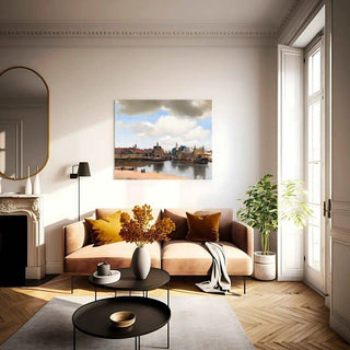 Vue de Delft - Johannes Vermeer | Reproduction Tableau Décoration murale affiche copie