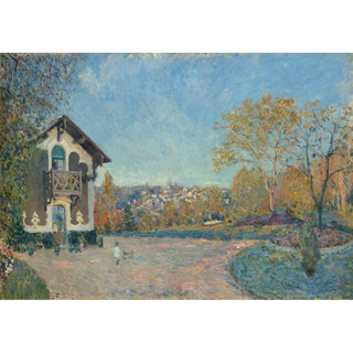 Vue de Marly-le-Roi depuis Coeur-Volant - Alfred Sisley | Reproduction Tableau Décoration murale affiche copie