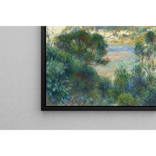 Vue de Monte Carlo depuis le Cap Martin - Pierre-Auguste Renoir | Reproduction Tableau Décoration murale affiche copie