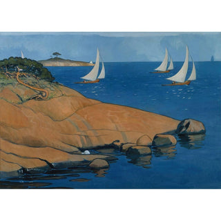 Vue de l'archipel - Venny Soldan-Brofeldt | Reproduction Tableau Décoration murale affiche copie