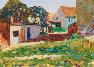 Wassily Kandinsky - SchwabingDas weisse haus.webp