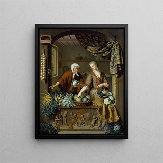 Willem Van Mieris - The Greengrocer.webp