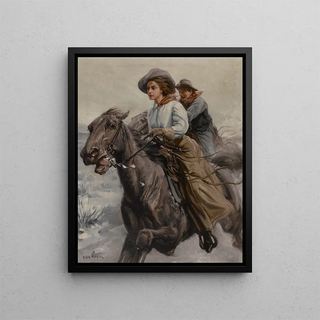 William Henry Dethlef Koerner - Riding the Range.webp