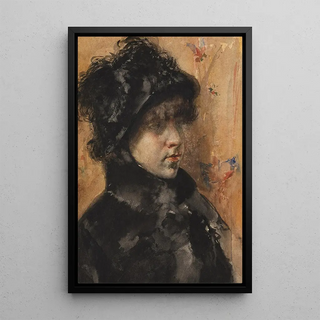 William Merritt Chase - Portrait of a Young Woman.webp