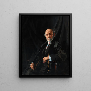 William Orpen - Portrait of Dr EJ Dillon War Correspondent and Publicist.webp