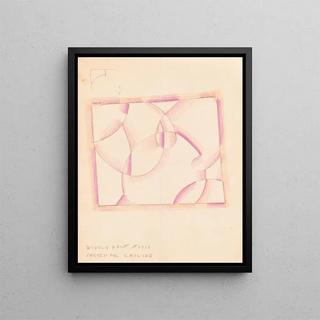 Winold Reiss - Interior designs for screens and ceilings Drawing of plans elevation and details.webp