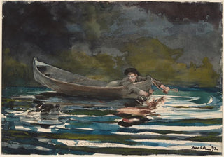 Winslow Homer - Sketch for Hound and Hunter.webp
