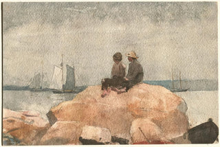 Winslow Homer - Two Boys Watching Schooners.webp
