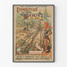 Vintage plakat fra 1900-parisiske udstilling - Historisk vægdekoration