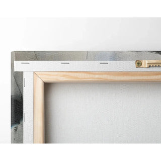 Abstrakt Tableau – Silhuet i Suspension