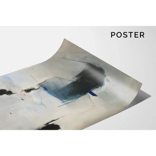 Abstrakt Tableau – Silhuet i Suspension