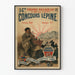 Vintage plakat fra 14. Lépine-konkurrence ved Grand Palais