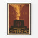 Vintage plakat 1918 Opfer Tag historisk vægdekoration