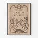 Plakat Nationalteatret af Opera Castor og Pollux 1918