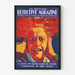 Vintage plakat fra magasinet Detektiv The Screaming Death