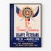 Vintage plakat Reunion USAFFE veteraner 1953 vægdekoration retro