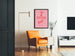 Første internationale pigeudstilling plakat Rose Retro