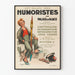 Vintage plakat af Salon des Humoristes på Palais de Glace 1930
