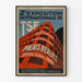 Gammel plakat 2. Internationale TSF-udstilling Palais Berlitz Paris