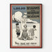 Vintage plakat 3 millioner briter i nød - engageret vægdekoration