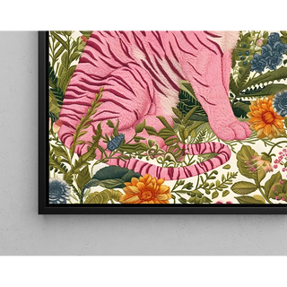 Tigerbord - Pink Tiger Blomstret