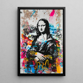 Street Art-tavle – Den urbane Mona Lisa