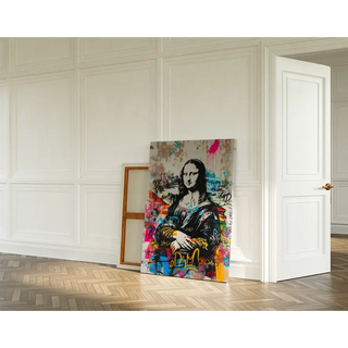 Street Art-tavle – Den urbane Mona Lisa