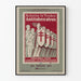 Vintage plakat med kampagne for tuberkulosevaccination