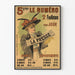 Vintage reklameplakat - Daglig presse med 2 småartikler
