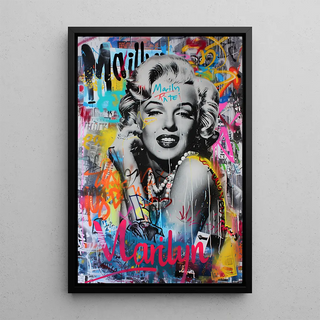 Tableau Street Art – Marilyn Ikonisk