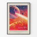 Dekorativ plakat 55 Cancri e Vulkanplanet - Plakat Rum og Astronaut