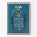 Vintage plakat 72. Bal af X ved Operaen 1961