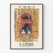 Vintage plakat af Bal de l'X ved Operaen 1962