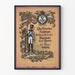 Vintage plakat regiment von Horn 75 år 1890